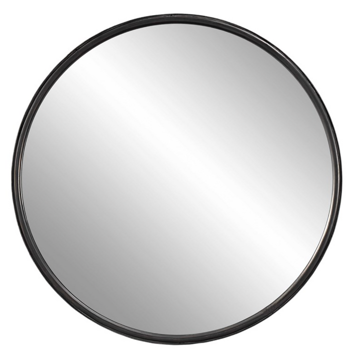 Daw Round Mirror – Black