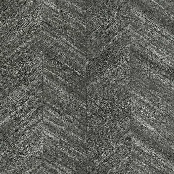 Wood Chevron Steel Hickory Wall Covering