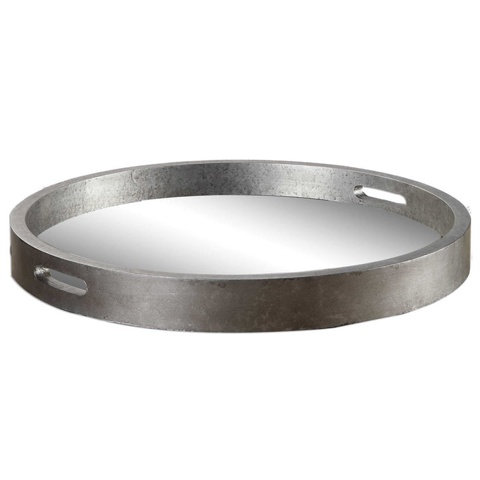 Round Mirror Tray