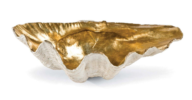 Golden Shell Bowl Small