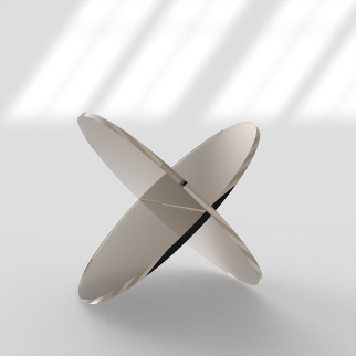 Acrylic Butterfly Table – Translucent Bronze