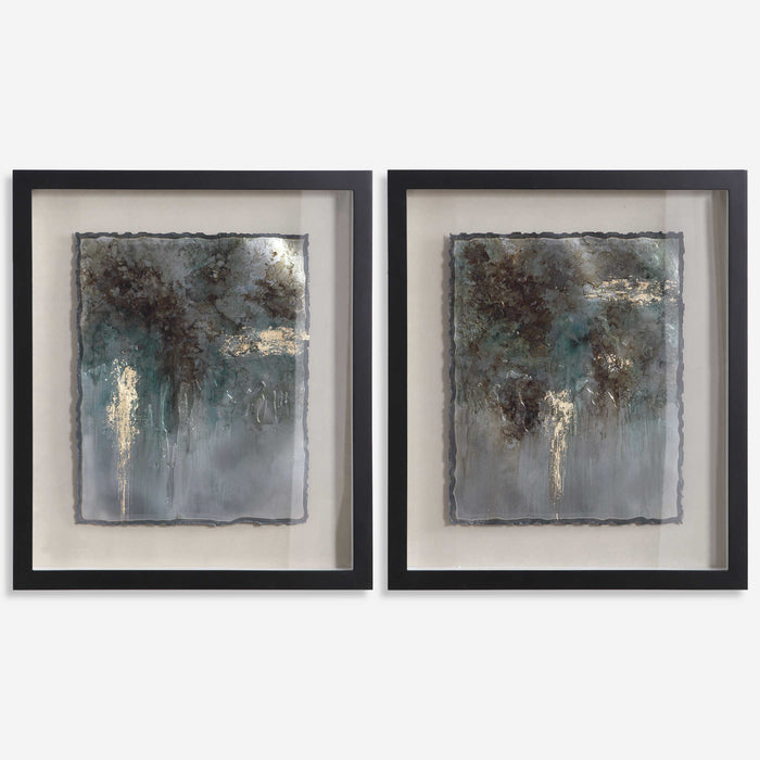 Natura Prints Gray - Set of 2