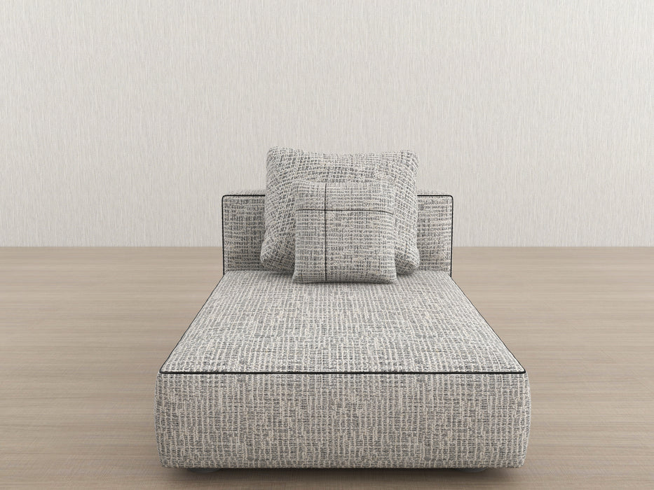 Rubix Armless Chaise 39"