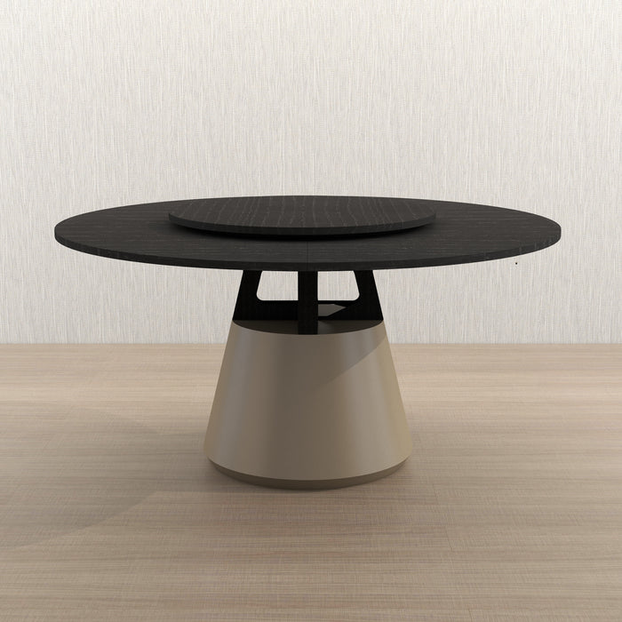 Unity Dining Table 59" with Lazy Susan