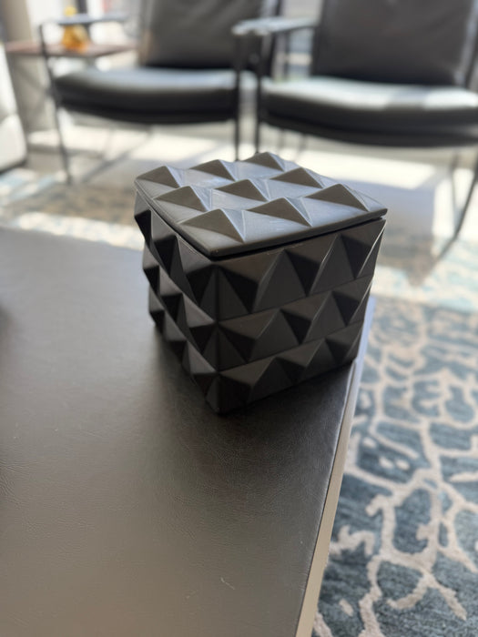 Ceramic Box Matte Black - Large