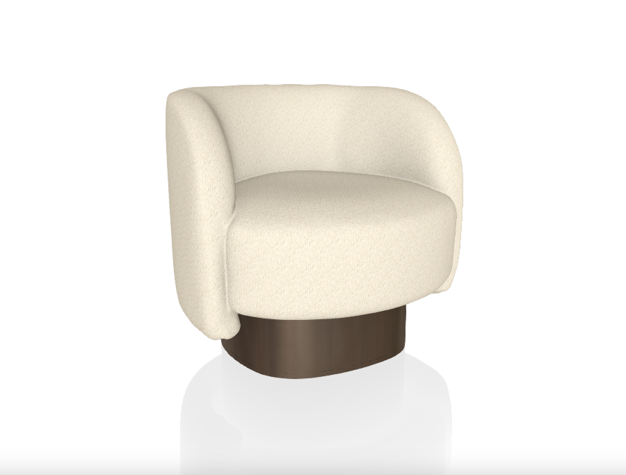 Doris Swivel Armchair with Return Function