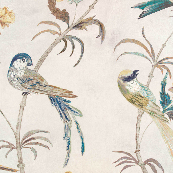 Grey Feather Wallcovering