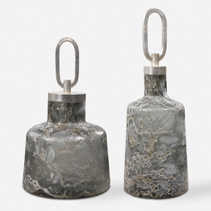 Stormy Bottles Set of 2