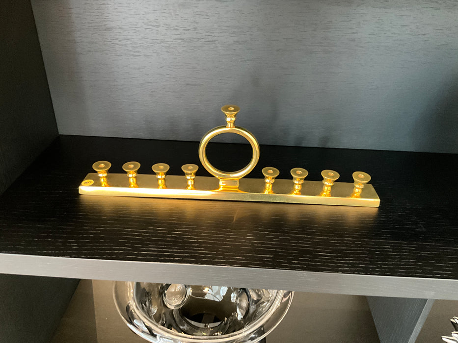 Menorah Gold Brass