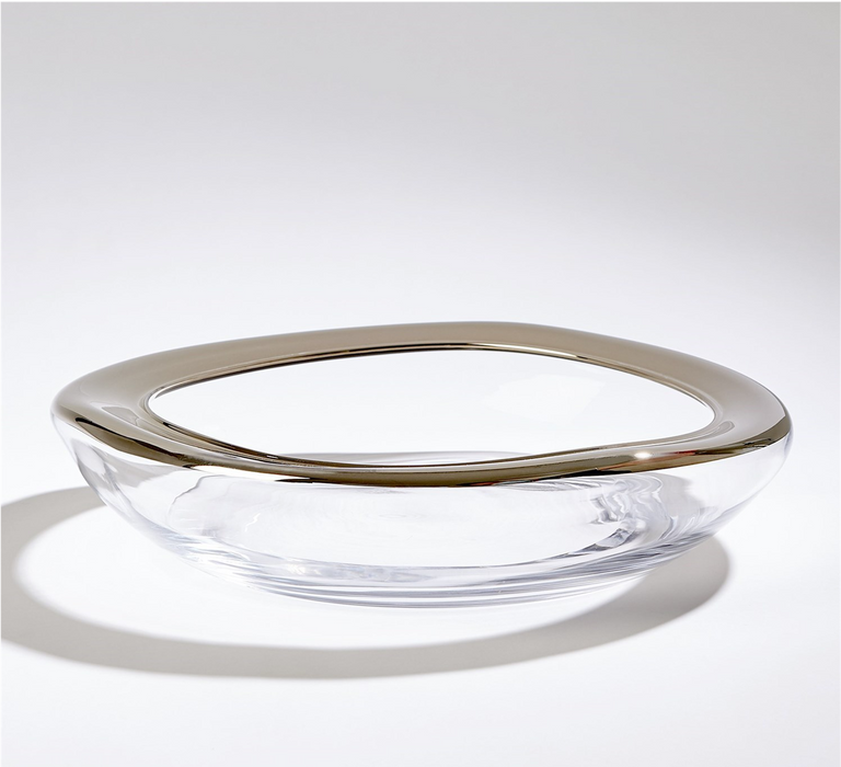 Metallic Organic Bowl