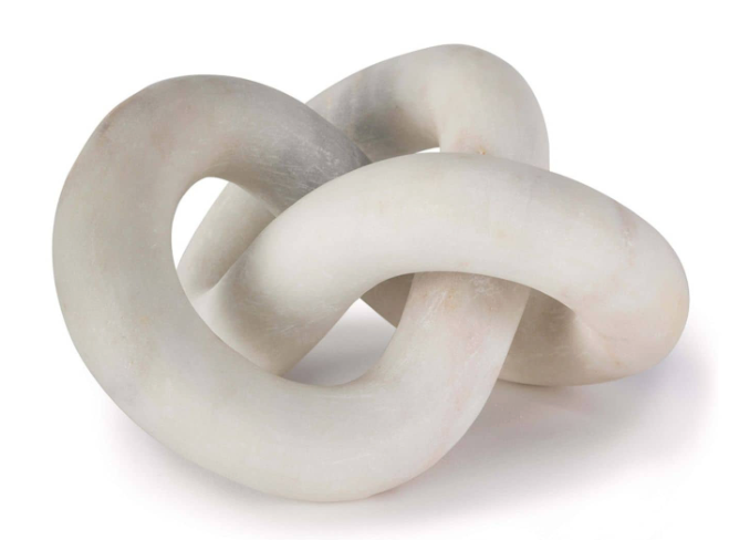 Ziu Marble Sculpture - White