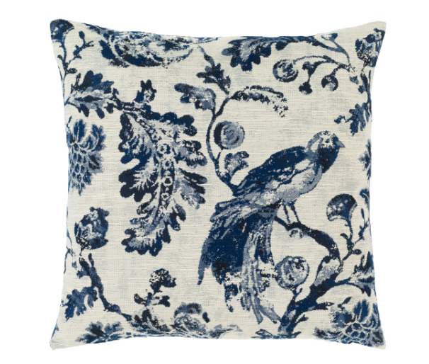 Wings Bright Blue, Ivory, Navy