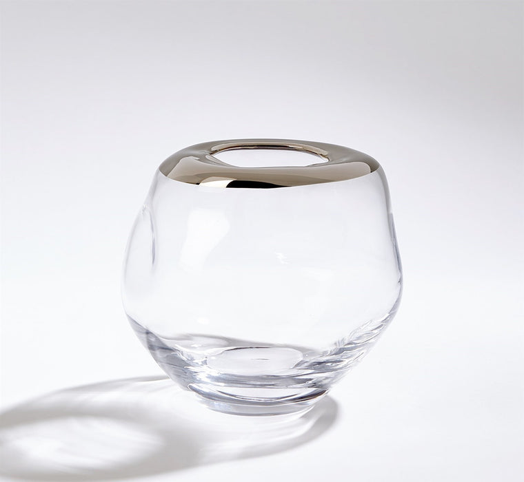 Metallic Organic Vase