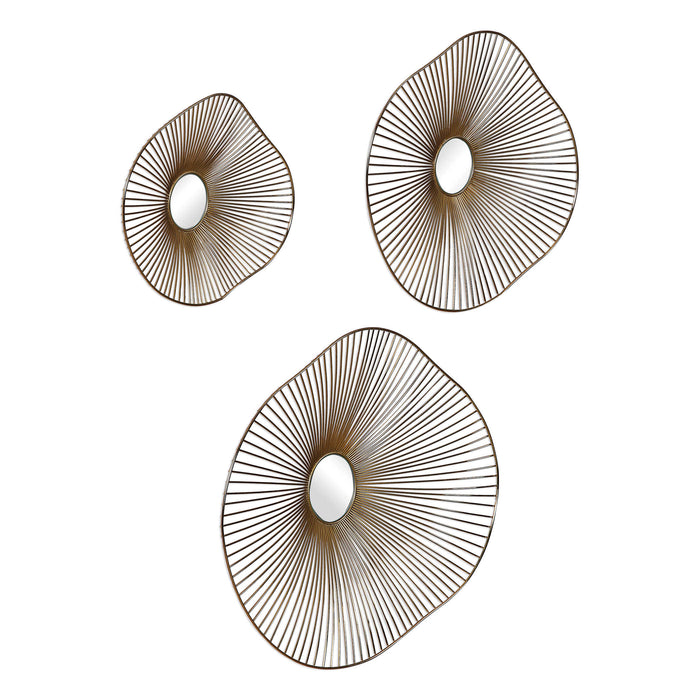 Stella Gold Wall Art - Set of 3