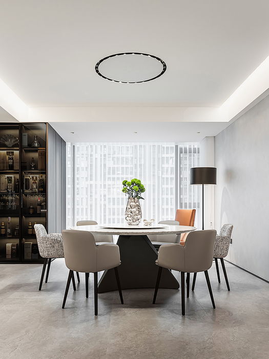 Spin Dining Table (63") with Lazy Susan