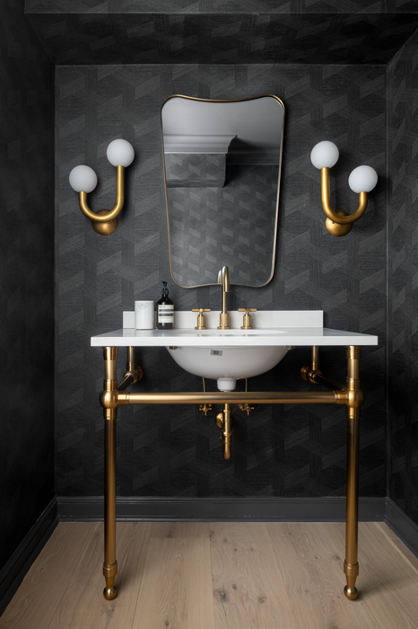 Charcoal Aura Wall Covering