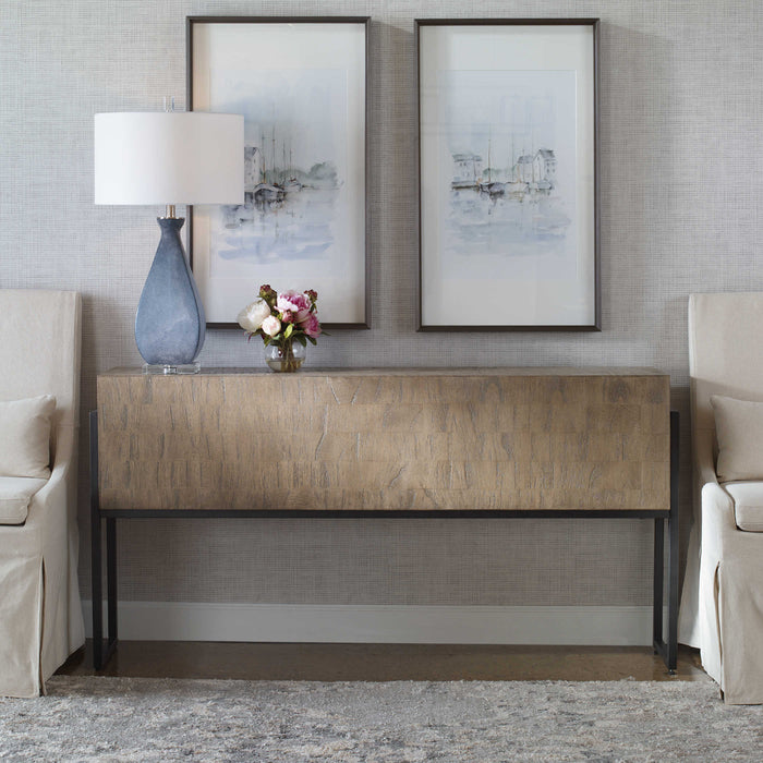 Nevo Console Mahogany