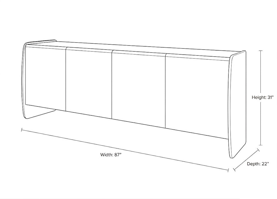 Pietra Buffet Cabinet
