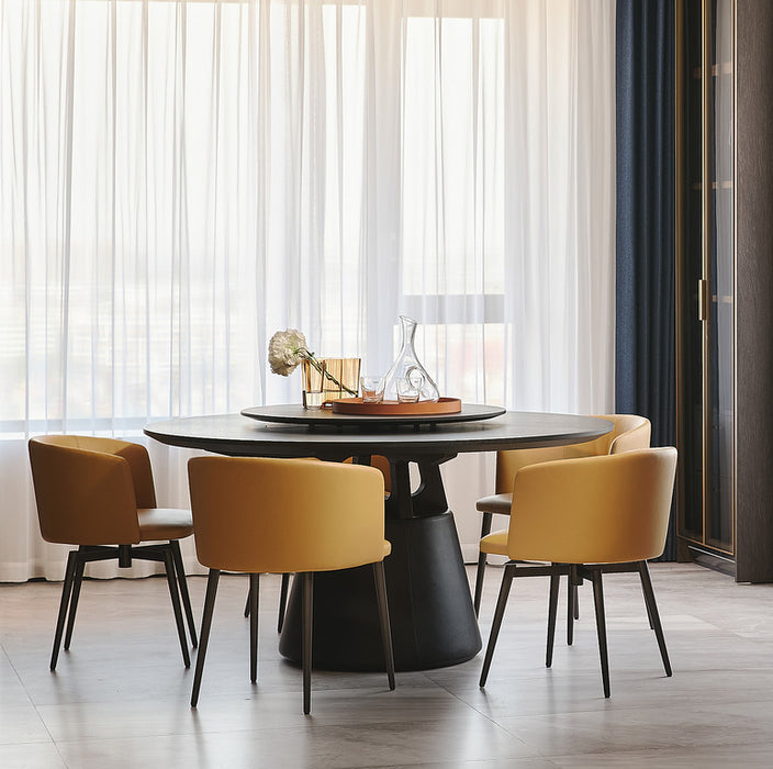 Unity Dining Table 53" with Lazy Susan
