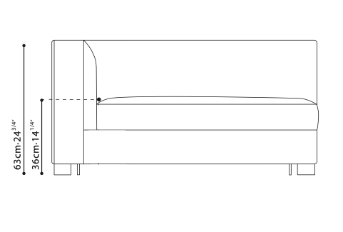 Easytime Corner Sofa (43" x 43")