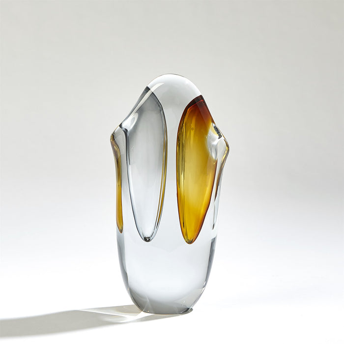 Andelle Vase - Amber / Grey
