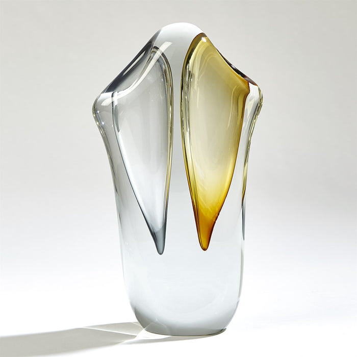 Andelle Vase - Amber / Grey