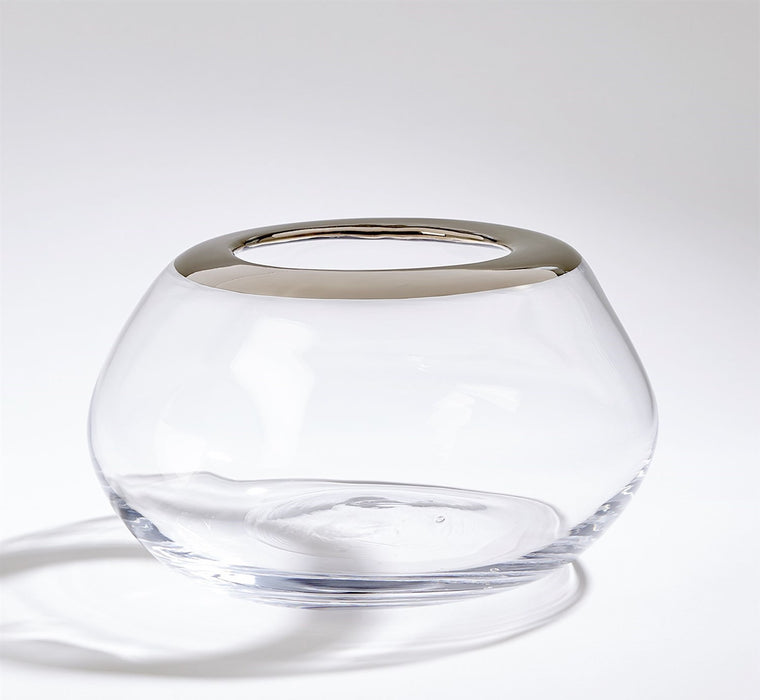Metallic Organic Vase