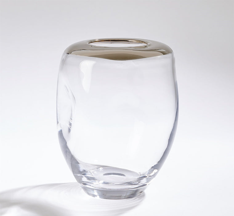 Metallic Organic Vase