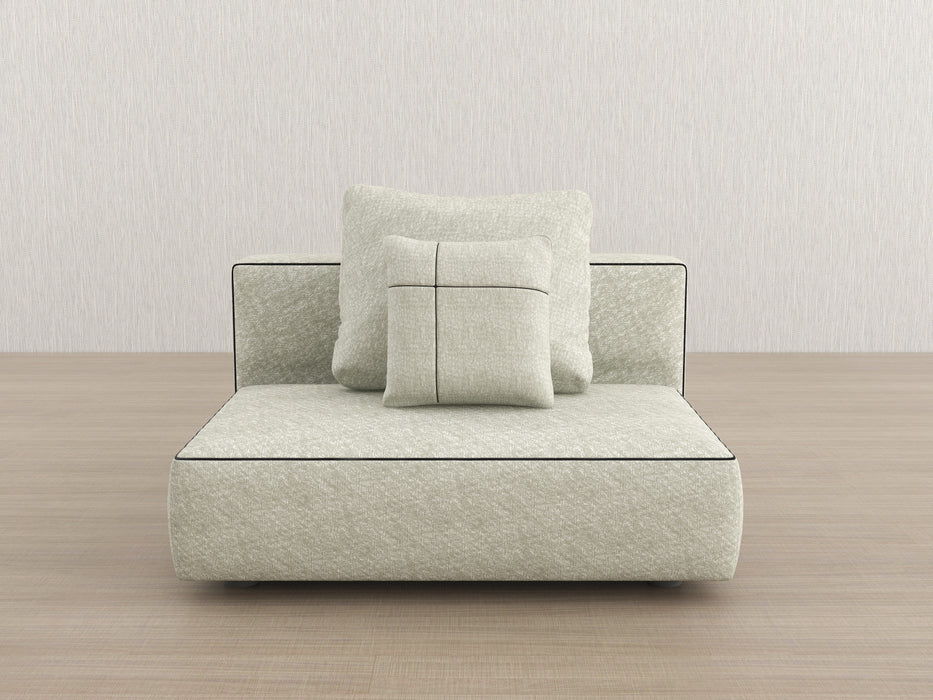 Rubix Armless Sofa 47"