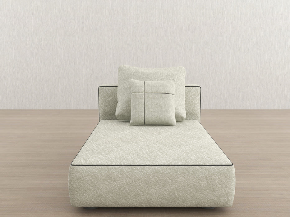 Rubix Armless Chaise 39"