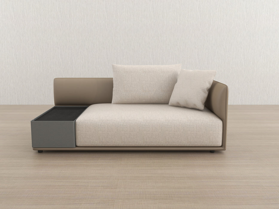 Elan-35 71" RAF Sofa w/ Table Component