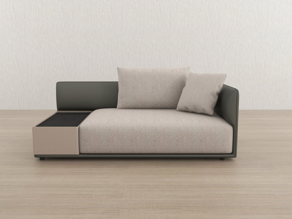 Elan-35 71" RAF Sofa w/ Table Component