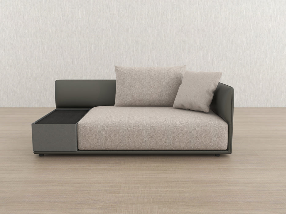 Elan-35 71" RAF Sofa w/ Table Component