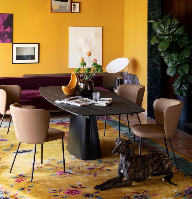 Ellisse Extendable Barrel Table