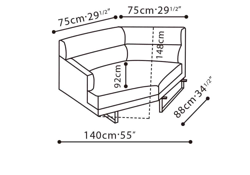 Amor-35 Sofa Configuration 4