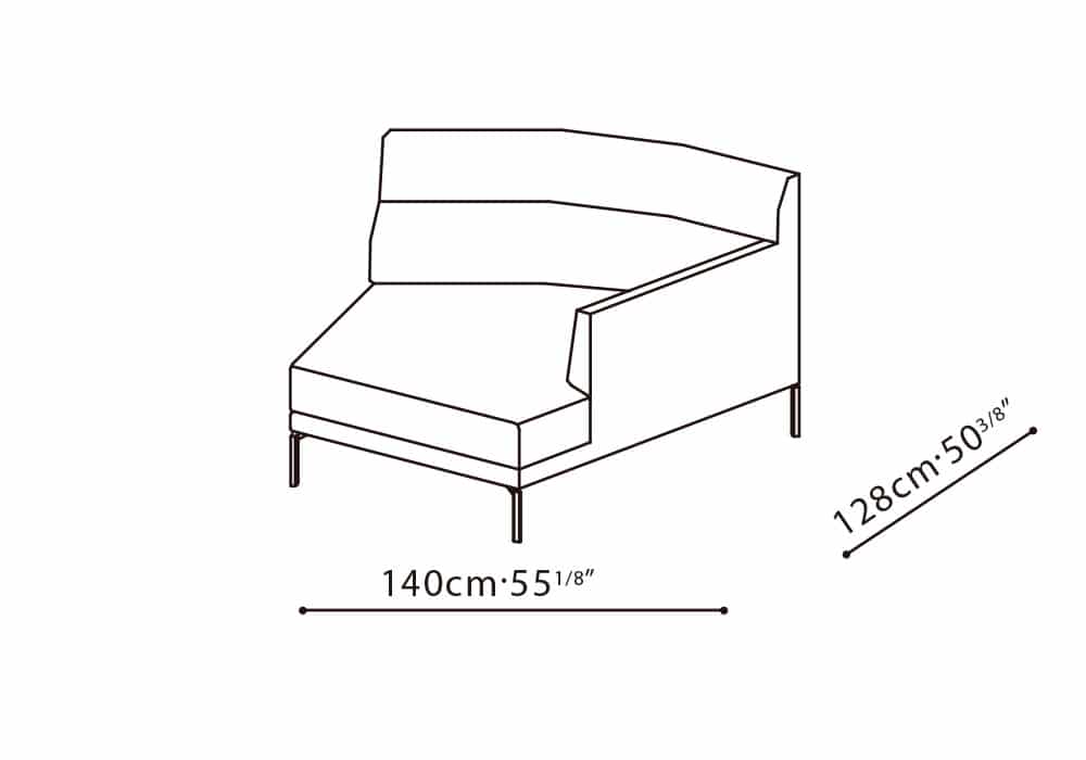 Amor-30 RAF Angle Chaise