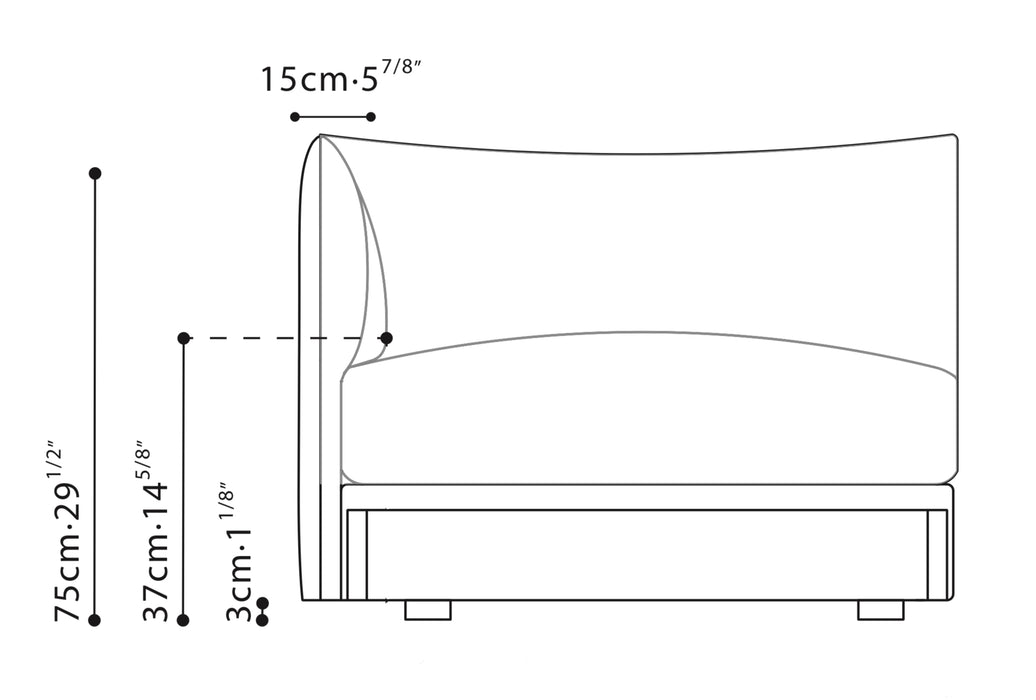 Bloom 71" LAF Chaise