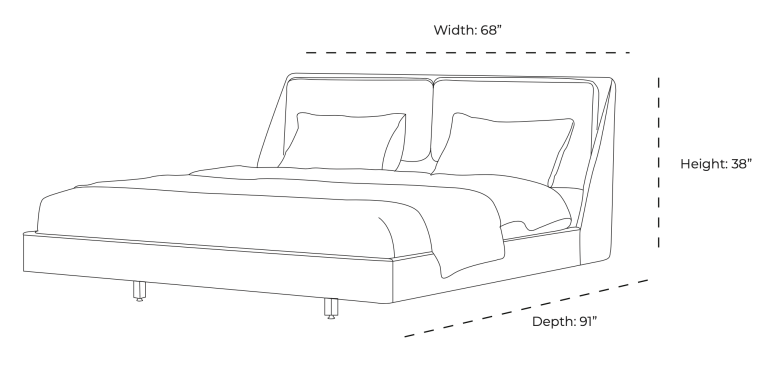 Raff Queen Bed