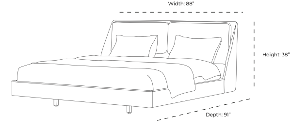 Raff King Bed