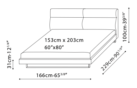 Amor Queen Bed