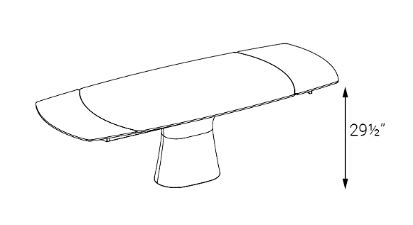 Podium Extendible Barrel Table