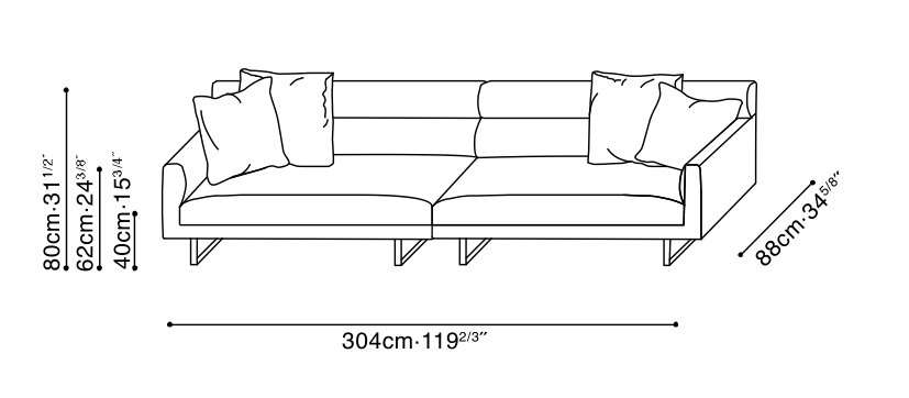 Amor-35 Sofa Configuration 5