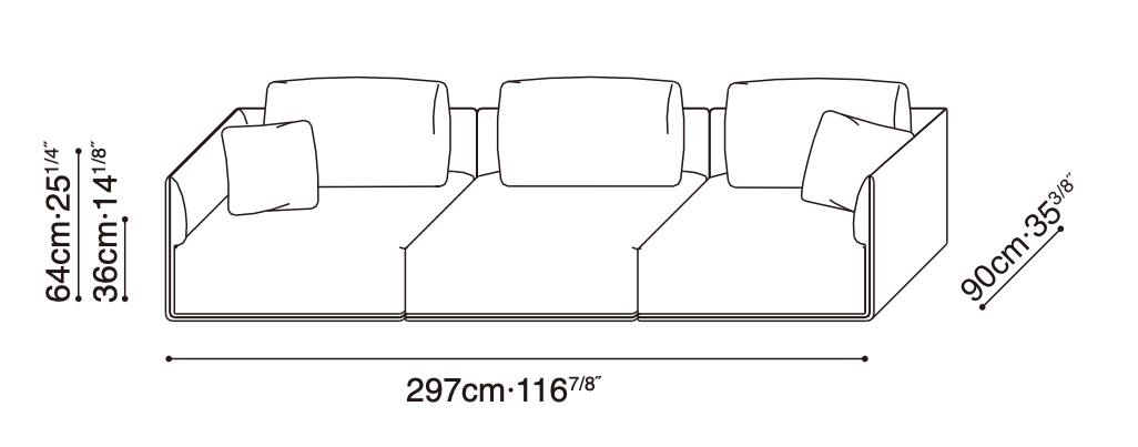 Elan-35 Sofa Configuration 2