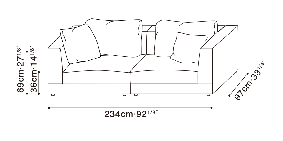 Nature Sofa Configuration 1