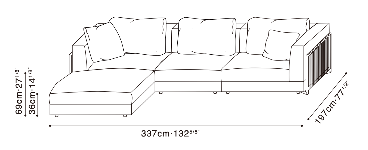 Nature Sofa Configuration 3