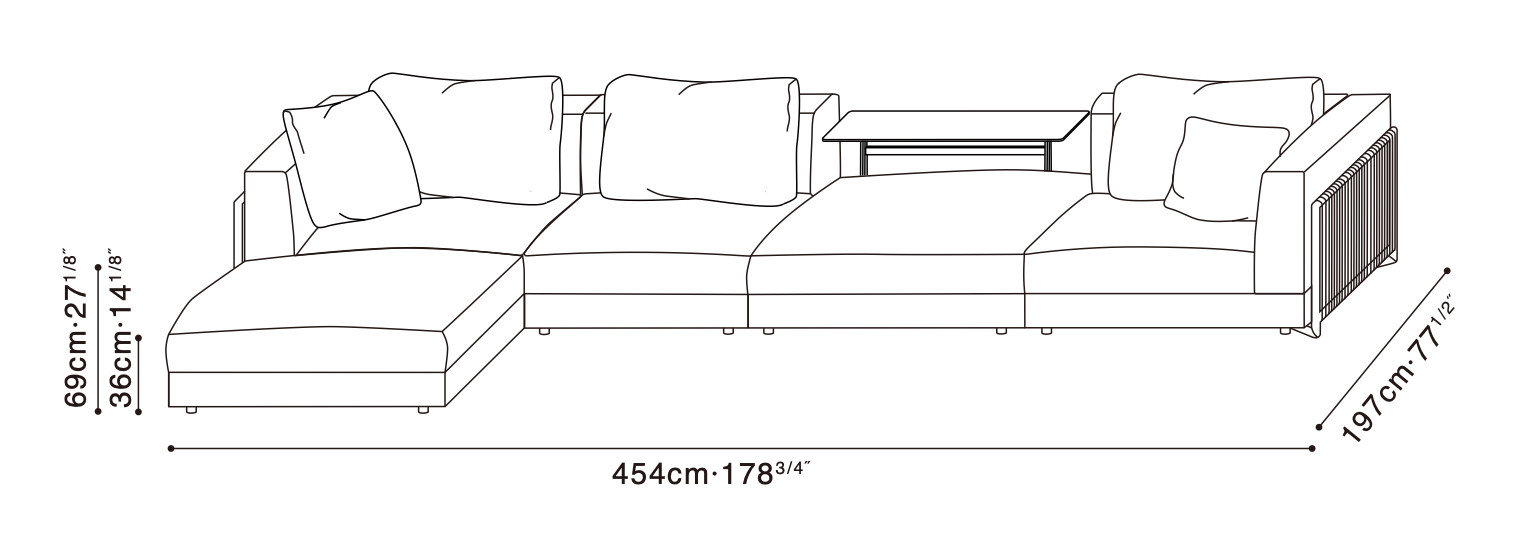 Nature Sofa Configuration 4