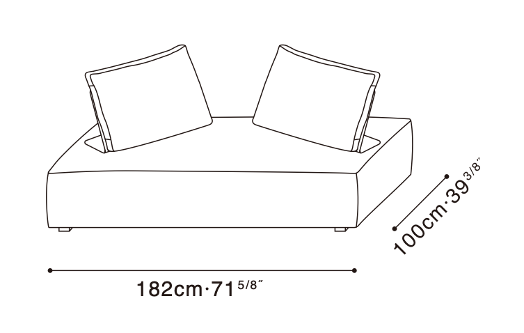 Rubix Sofa Configuration 1