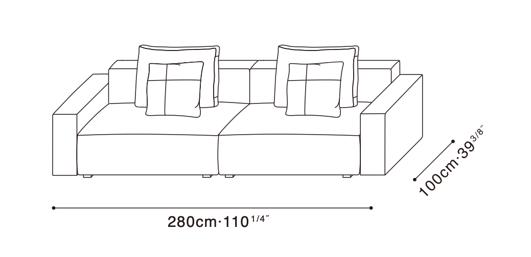 Rubix Sofa Configuration 2