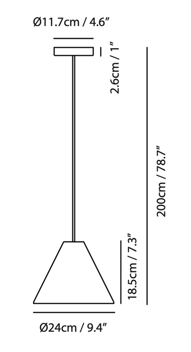Kast Pendant Cone