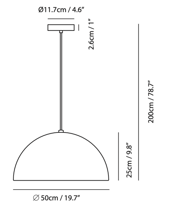 Damus Large Pendant